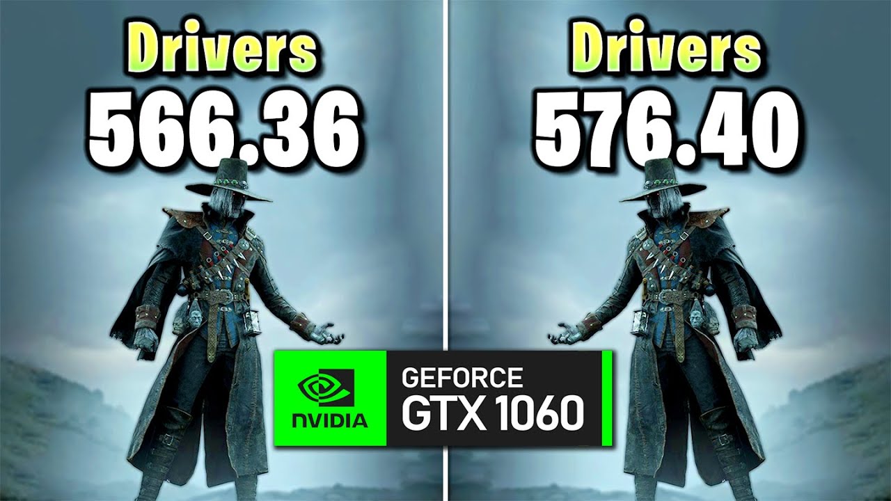 GTX 1060 Drivers 566.36 vs 576.40 &ndash; Performance Comparison in 13 Games!