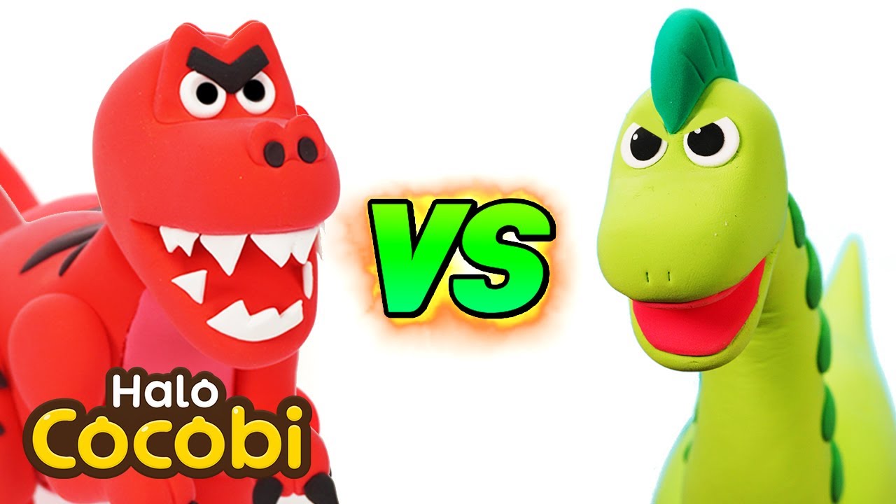 Kumpulan Cerita Dinosaurus | Kartun Pendidikan | T-rex, Brachiosaurus | Halo Cocobi