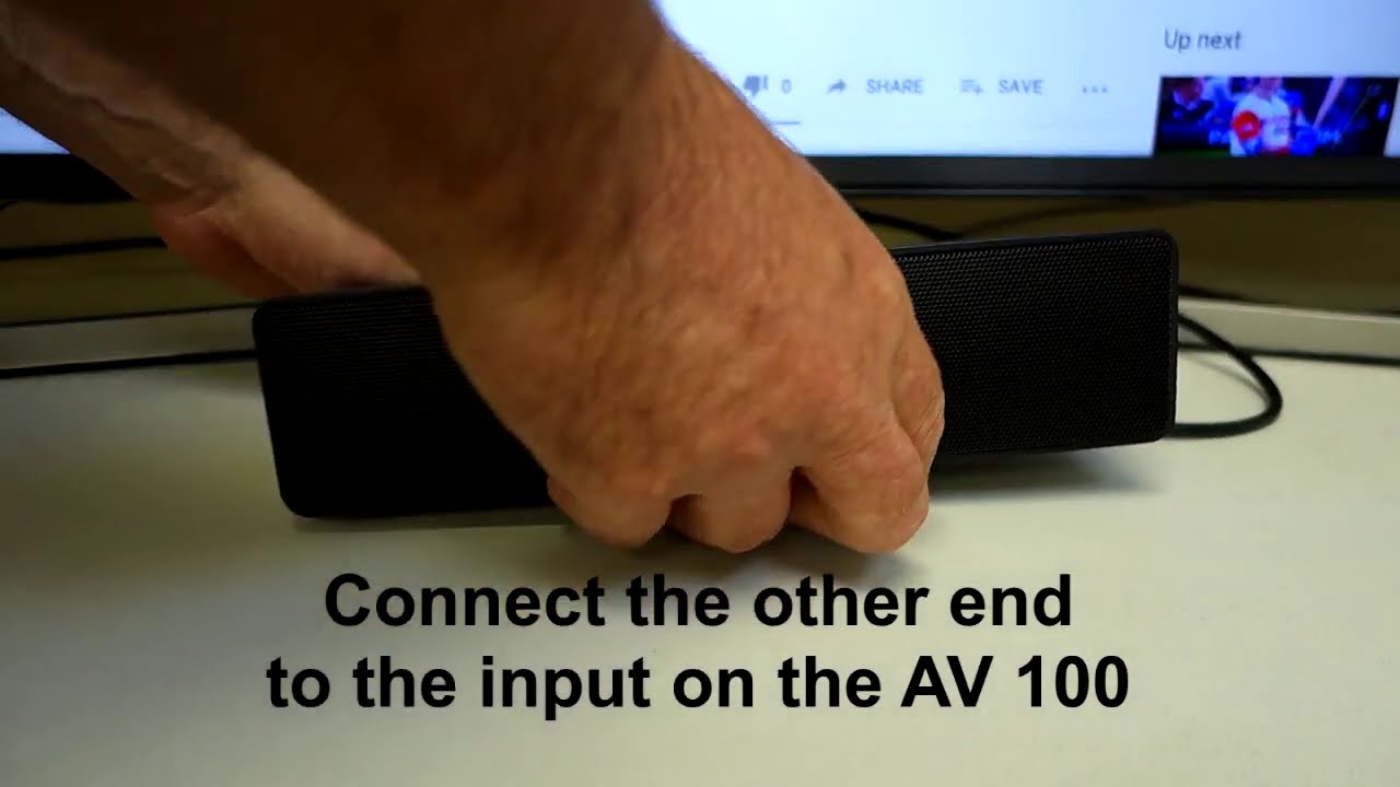 ZVOX AV100 Connection to Cable or DirecTV Receiver