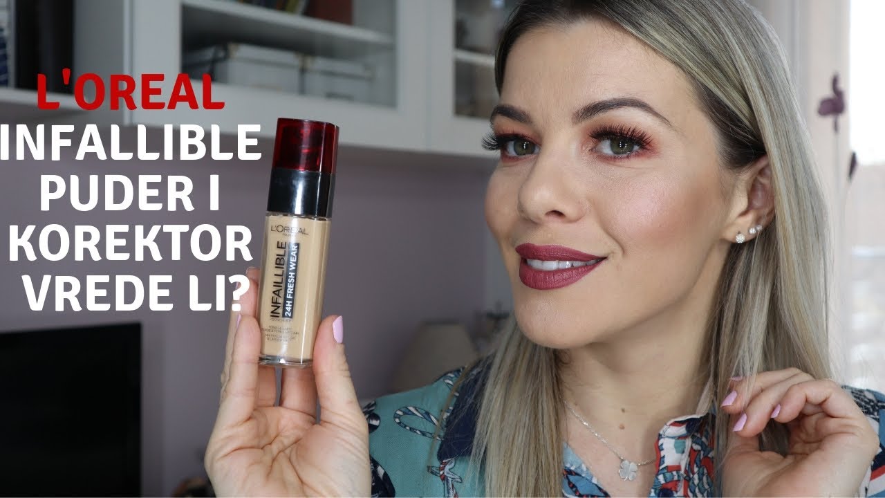 Loreal Infallible - Recenzija pudera i korektora