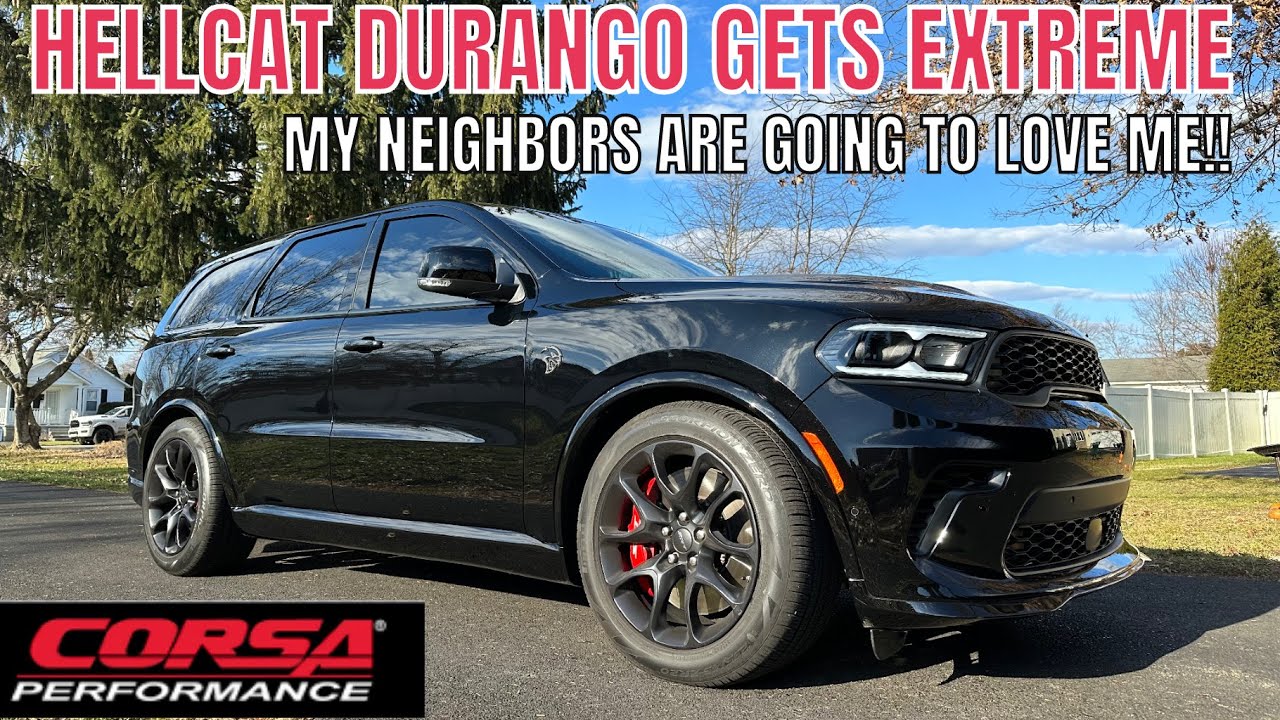 2023 Hellcat Durango - Corsa Extreme provides a wicked new sound! #dodge #hellcat #srt