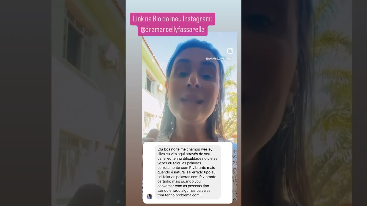 Adulto que tem dificuldade em falar o R vibrante