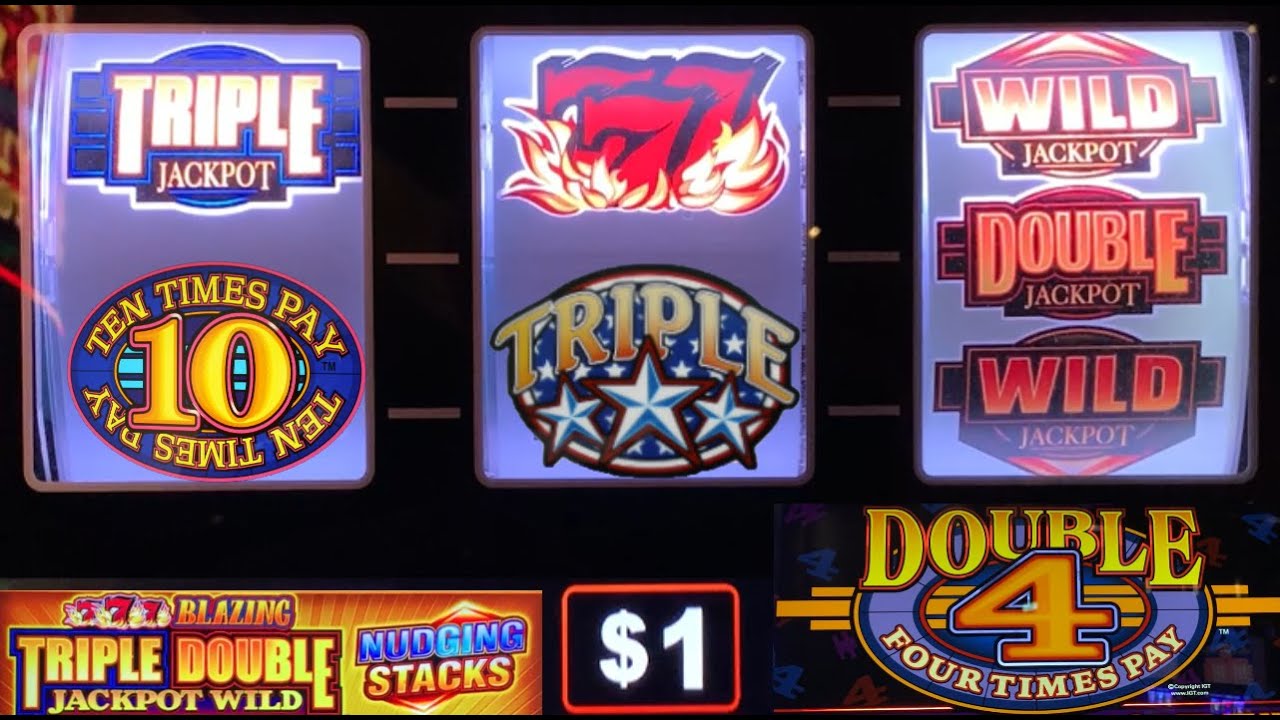 10 Times Pay + Triple double Stars + Double 4 Times Pay + Triple Double Jackpot Wild Nudging stacks!