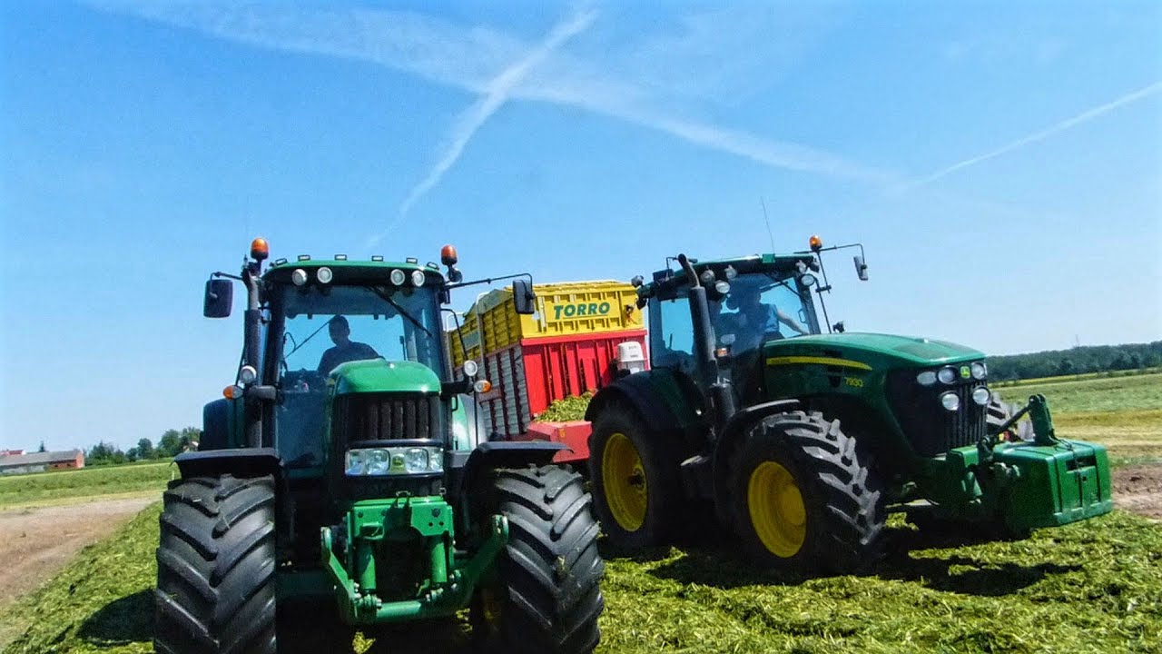 Yamaha w rowie? | Zbiór Traw 2018 |  3x JohnDeere | NewHolland | Pöttinger | Krone