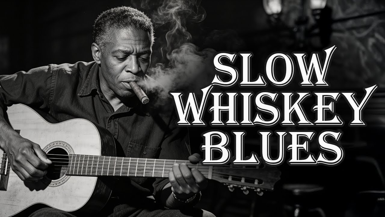 Mellow Slow Blues – Soft Guitar & Vocals | Relaxing Whiskey Night