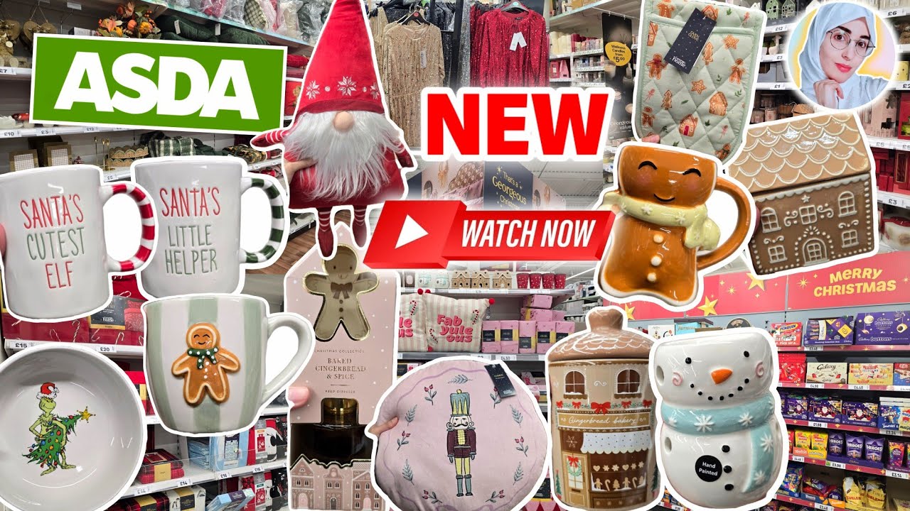 РОЖДЕСТВО НАСТУПИЛО В ASDA 🥳 НОВИНКИ 💖 Покупайте вместе со мной 🎀 Декор, товары для дома, одежда ...