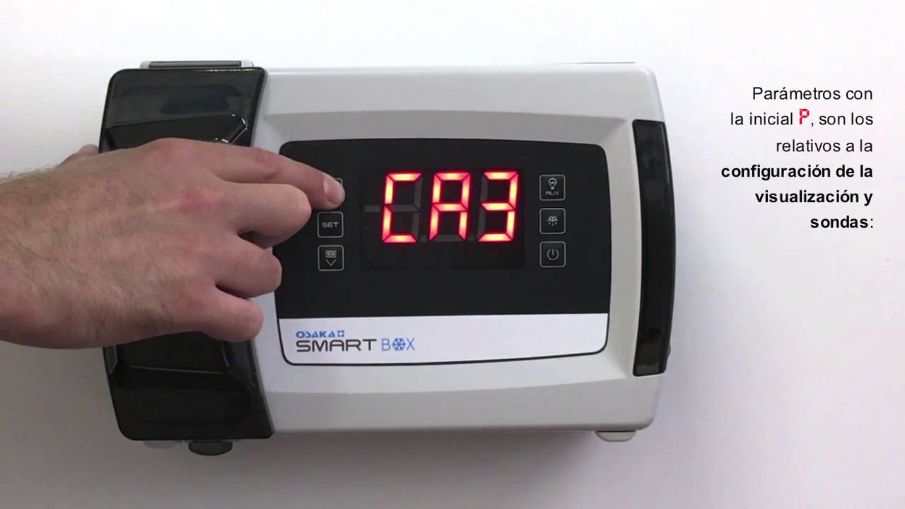 Cuadro Termostato Digital Mural SMART BOX - Configuración Básica