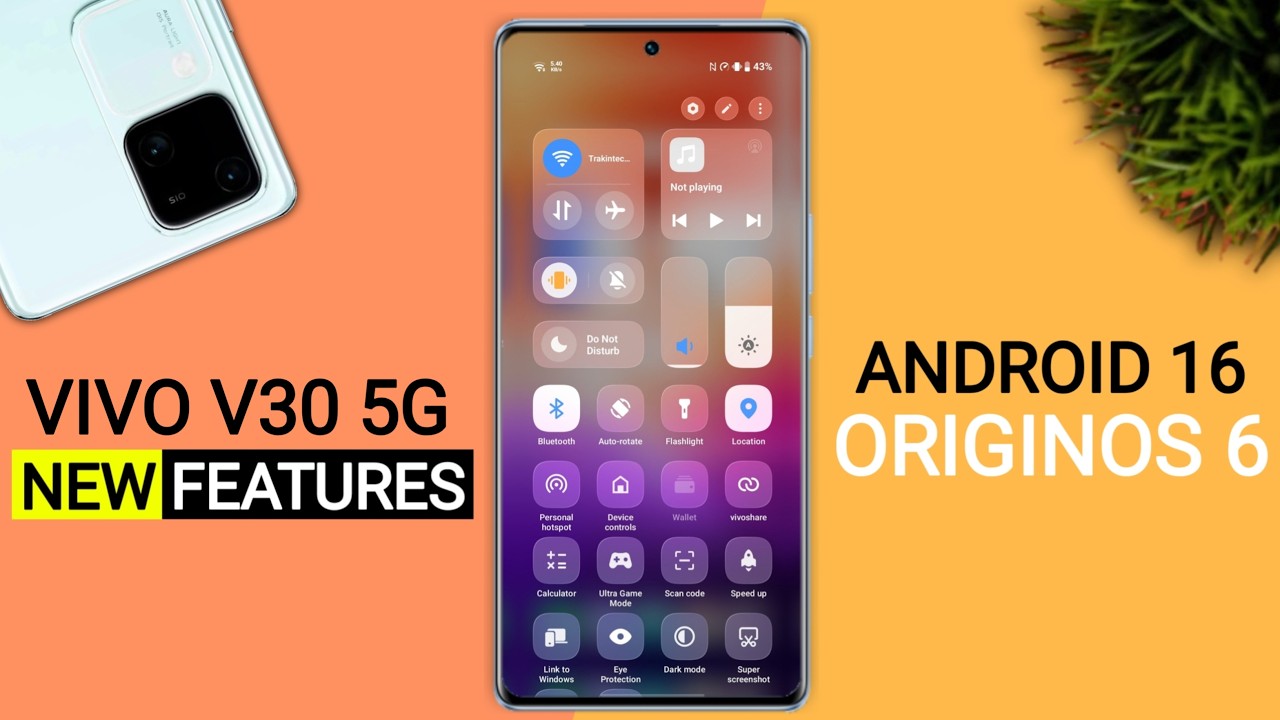 Vivo V30 5G OriginOS 6 Update - 25+ Amazing Features | Android 16 New Update V30