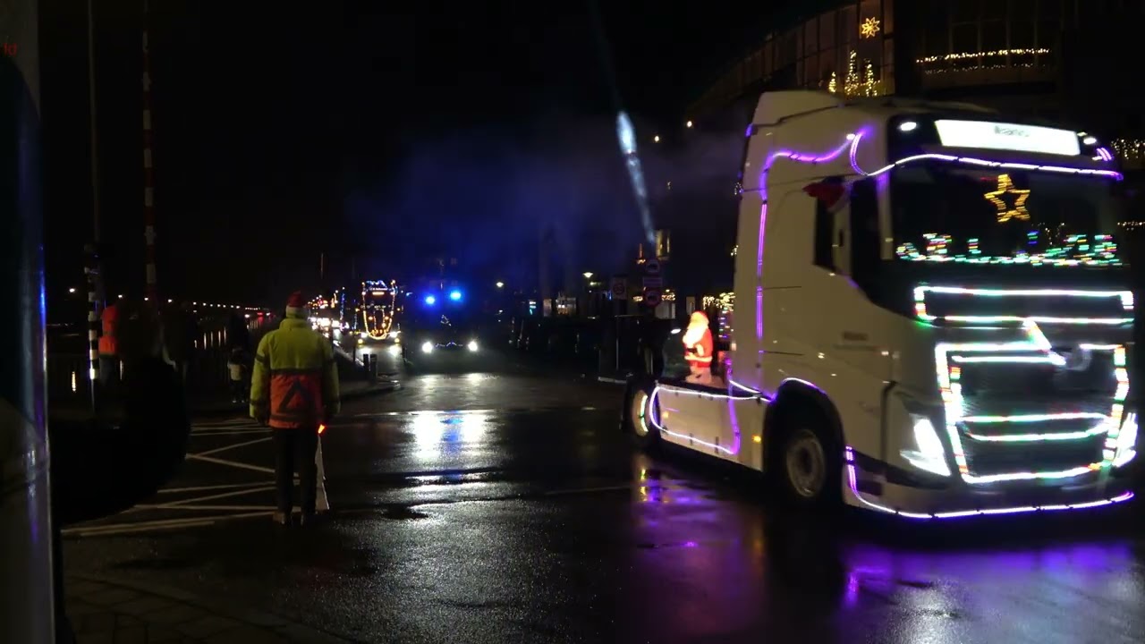 Verlichte Truckrit Vroomshoop  14 december 2024