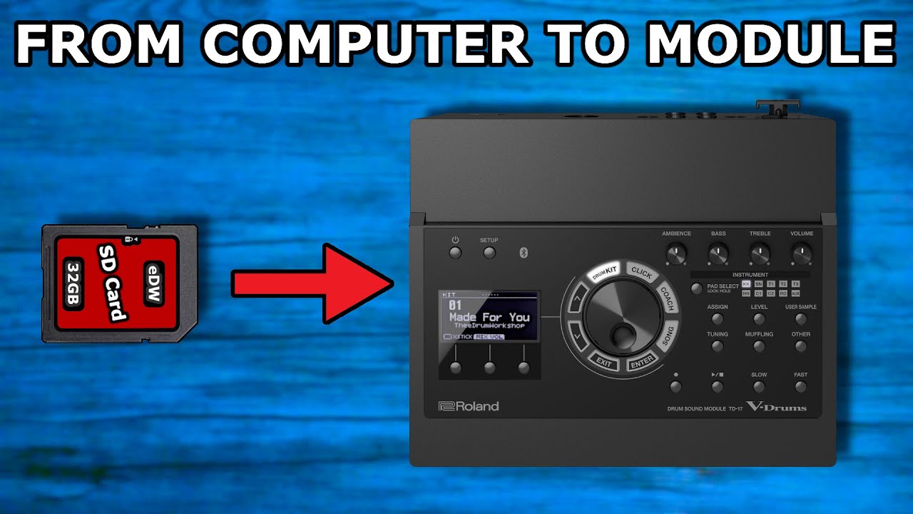 Roland TD-17 Custom Kits Loading Tutorial - The eDrum Workshop TD-17 Module Expansions