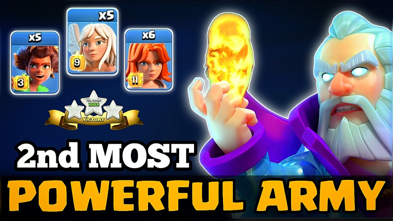 2nd MOST Strong Spam Attack Strategy with Root Rider, Valkyrie, Overgrowth spell [clash of clans]