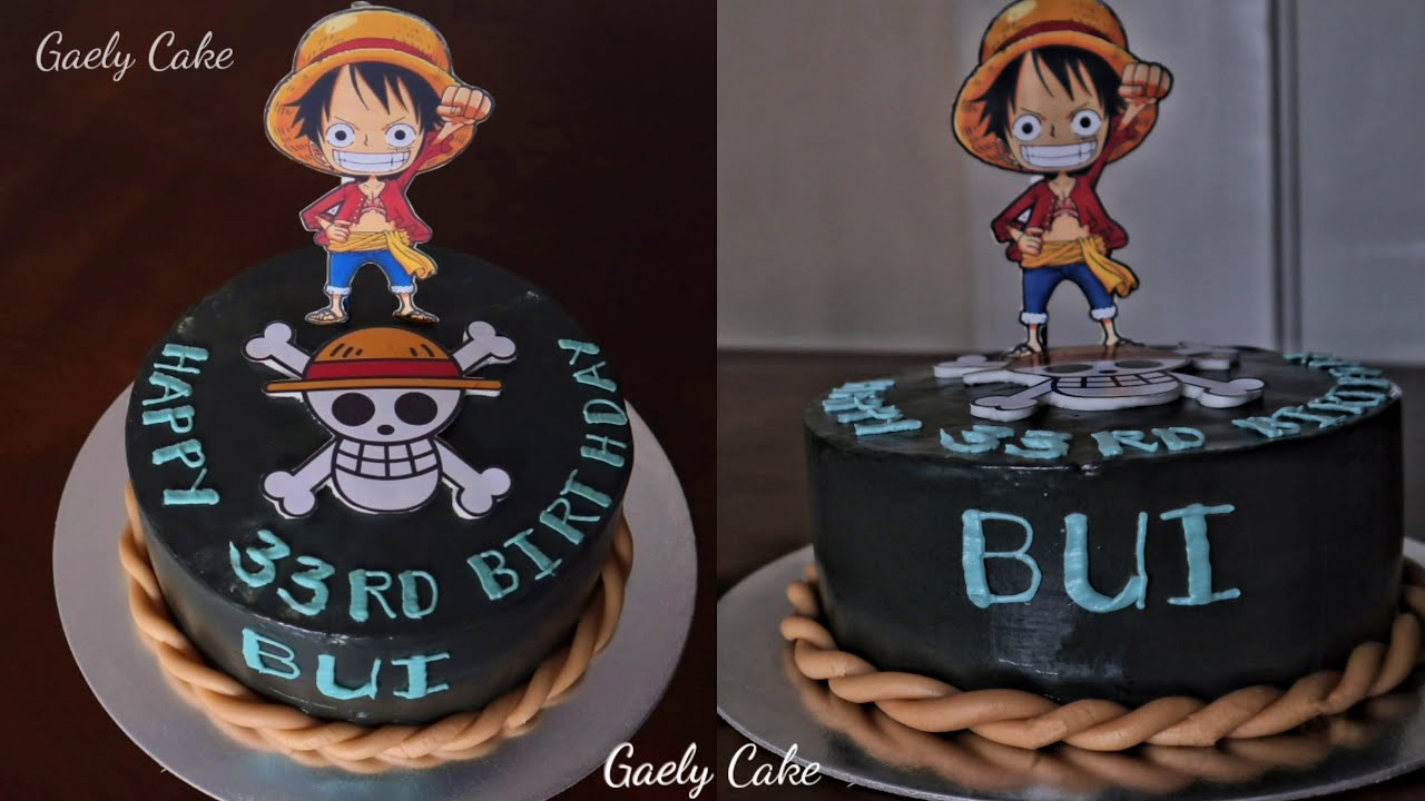 ONE PIECE #LUFFY CAKE | Gaely Cake