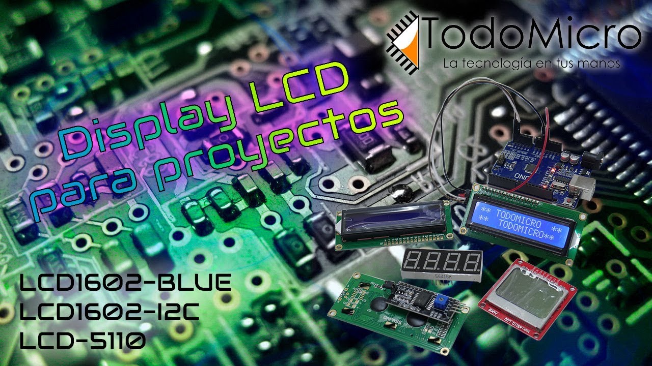 Pantalla Display LCD - Ejemplo de configuración display LCD 1602 I2C con arduino uno