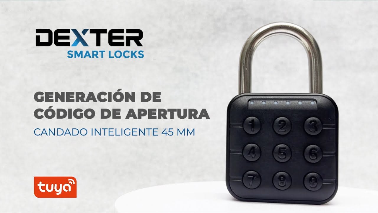 Programación de Candado inteligente- 45 MM Bluetooth Dexter Smart Locks