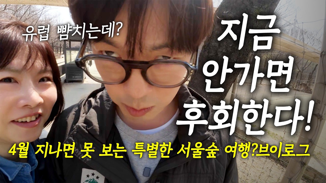 이런 여행은 5월부터는 절대 못 한다고! 특별한 서울숲 여행 브이로그