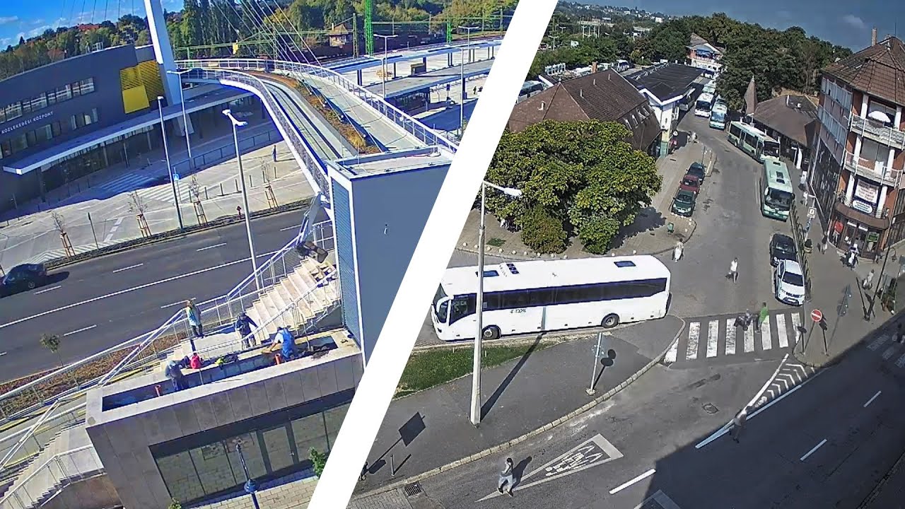 Így épült át a kaposvári buszállomás - timelapse videó