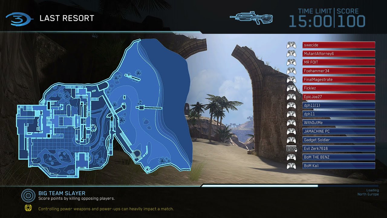 Halo 3 Multiplayer MCC #163 - Big Team Slayer - Last Resort