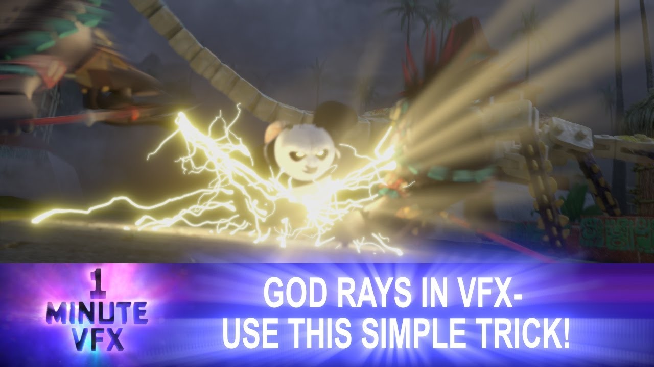 God Rays VFX - Use this simple trick for a cool effect! #vfx