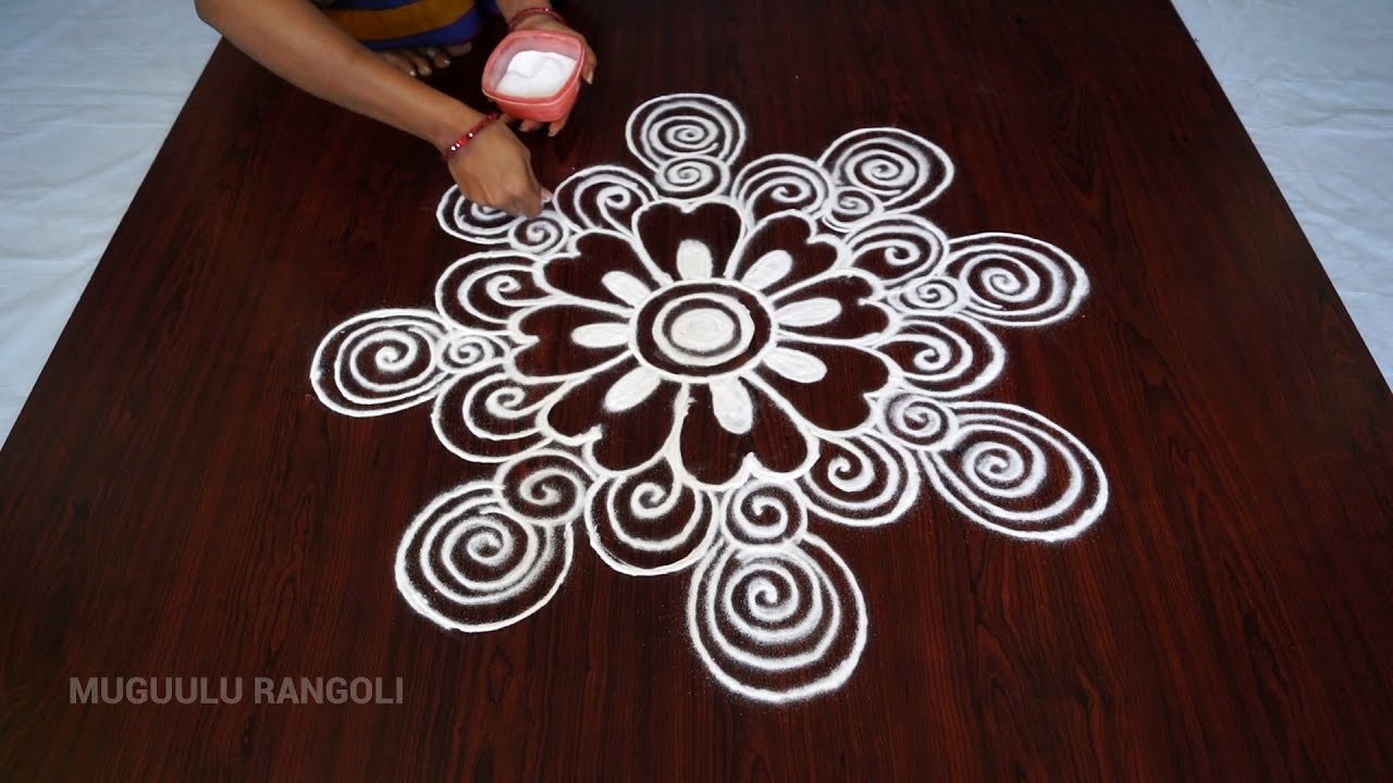 latest simple rangoli designs || muggulu designs simple || rangoli designs simple and small