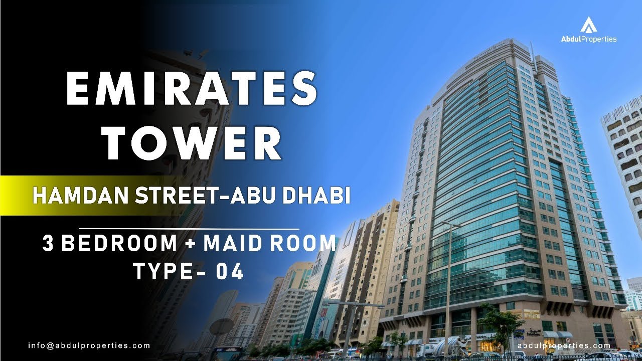 3 Bedroom: Type 04: Emirates Tower, Hamdan Street #abudhabi #apartment #3bhk 
