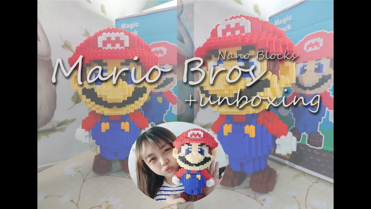 MARIO BROS Nano Blocks + UNBOXING ll EDISI GABUT pt.1