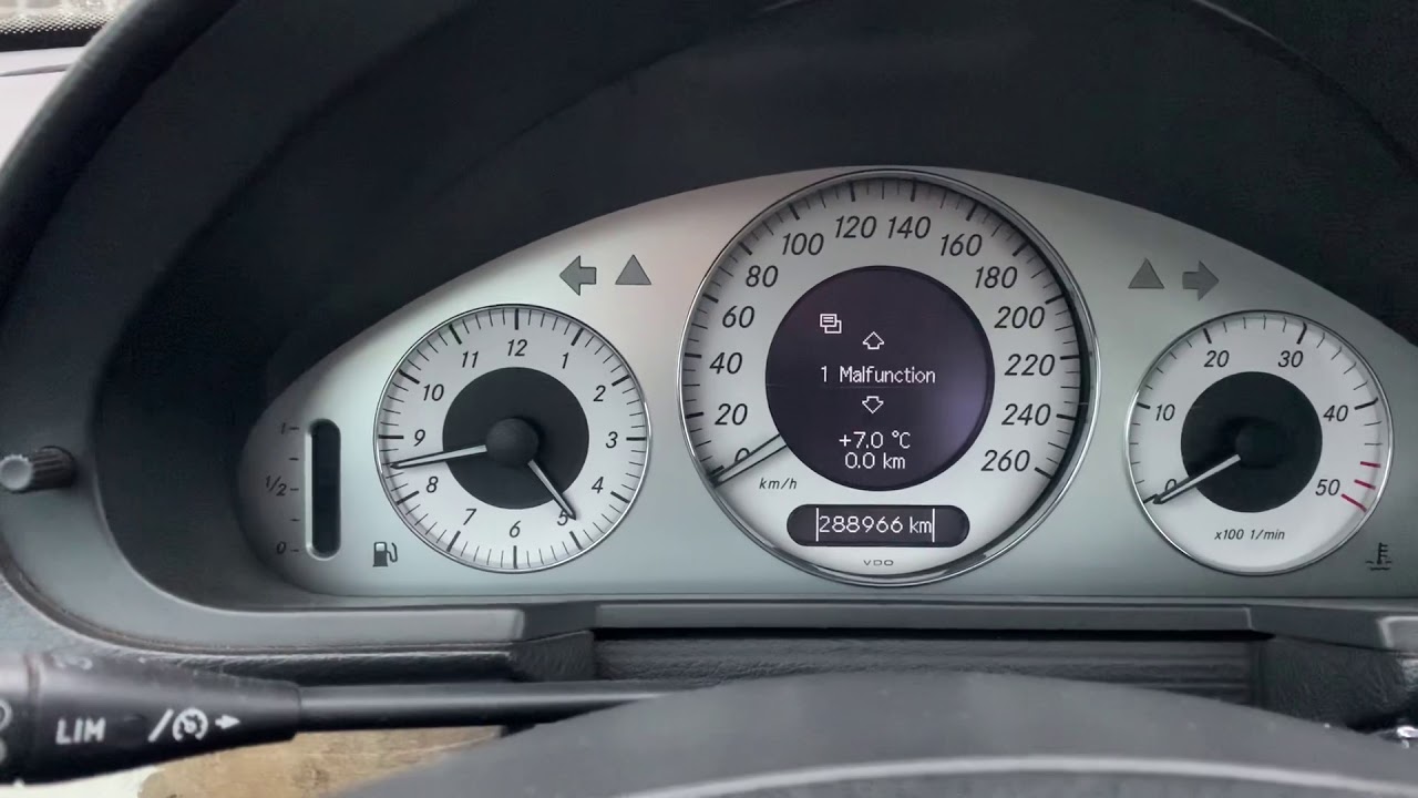 Мерседес W211 3,2 CDI Сброс Сервисных Интервалов Service G+ Mercedes W211