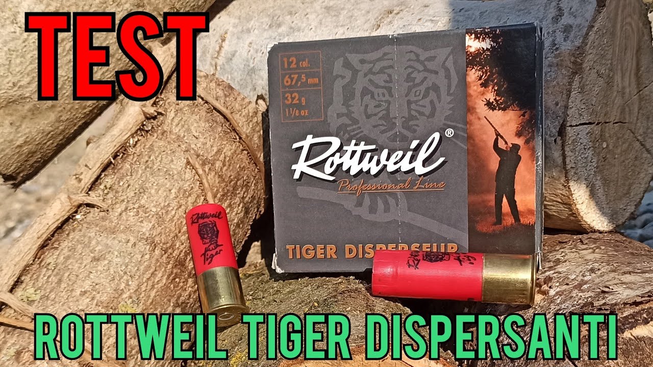 TEST cartucce DISPERSANTI Rottweil TIGER Cal 12