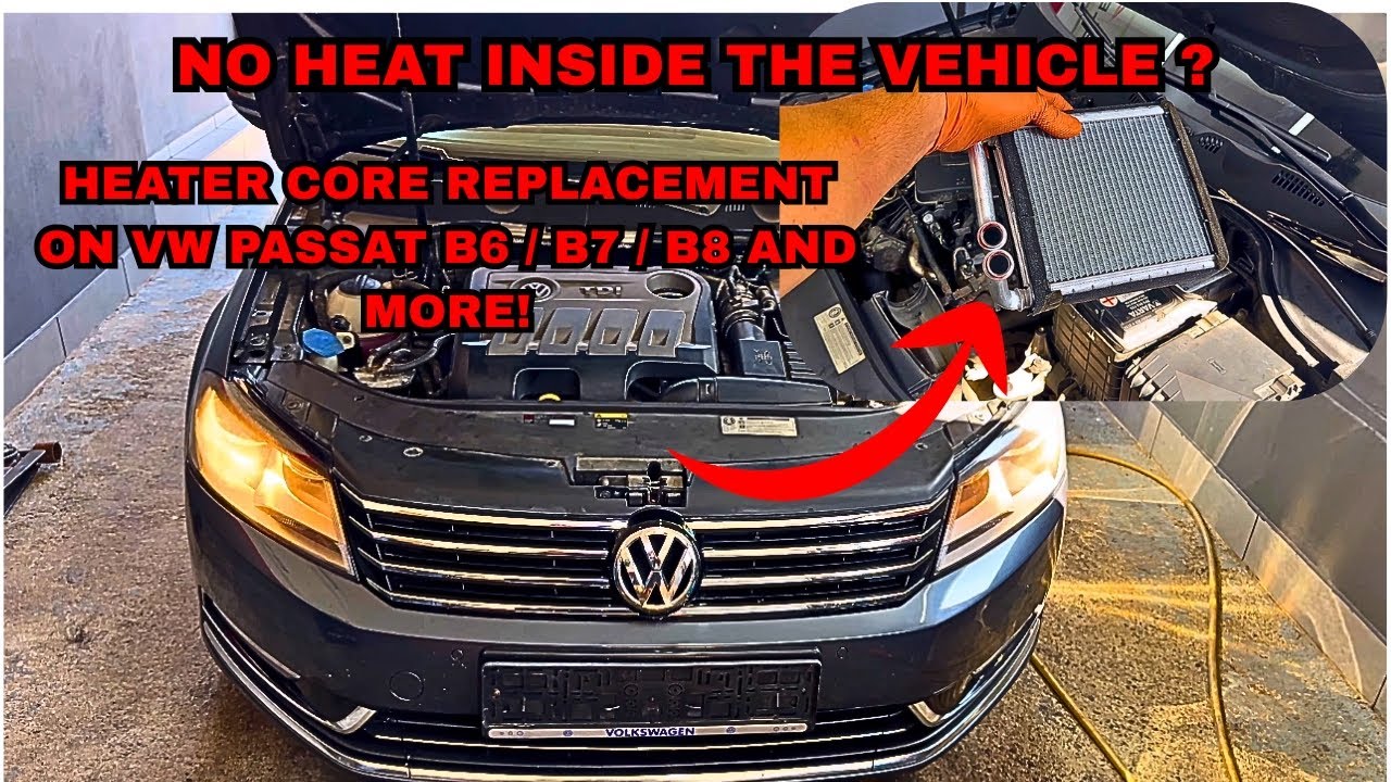 Heater Core Replacement Step By Step On Any VW PASSAT B7 / B8 / B6 / SKODA / SEAT / AUDI!
