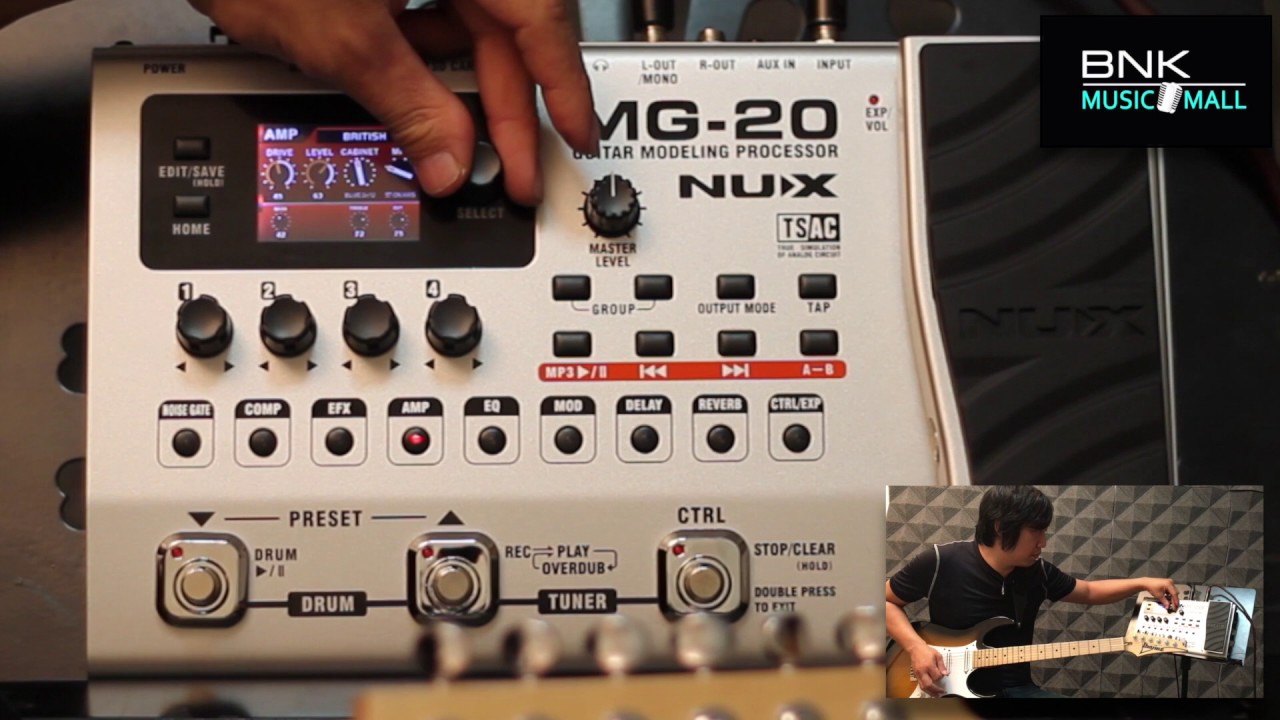 Test    Nux MG 20 Multi Effect   By Pop Woravit