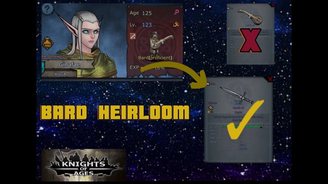 BARD HEIRLOOM - Knight of Ages