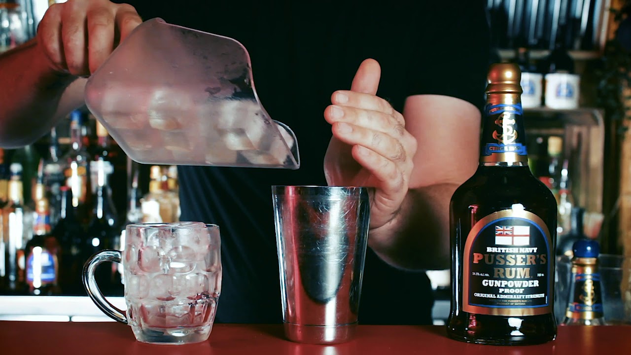 BRACE THE MAIN SAILS - Pusser's Navy Rum Cocktail