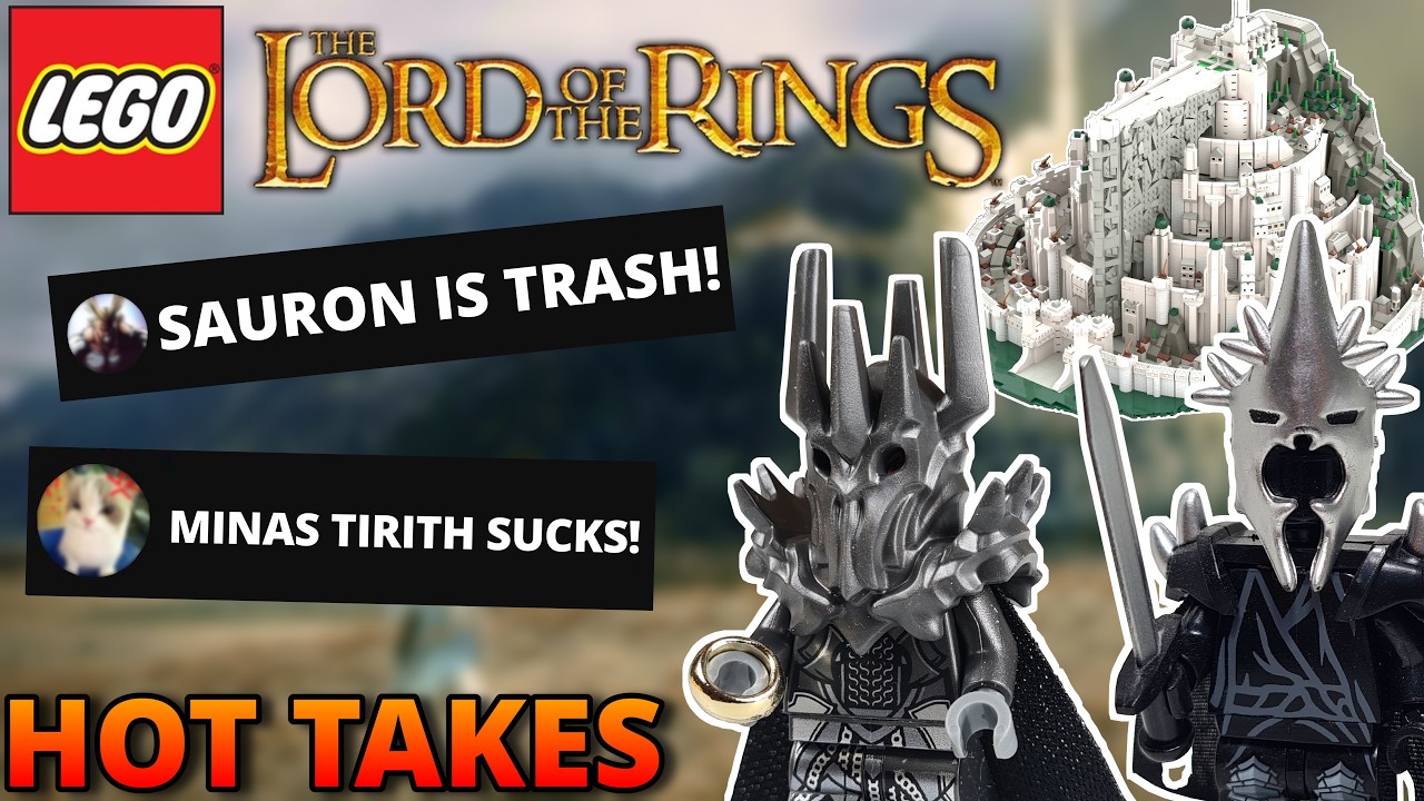 THE SAURON MINIFIGURE IS TRASH?! - REACTING TO YOUR LEGO® THE LORD OF THE RINGS™ HOT TAKES