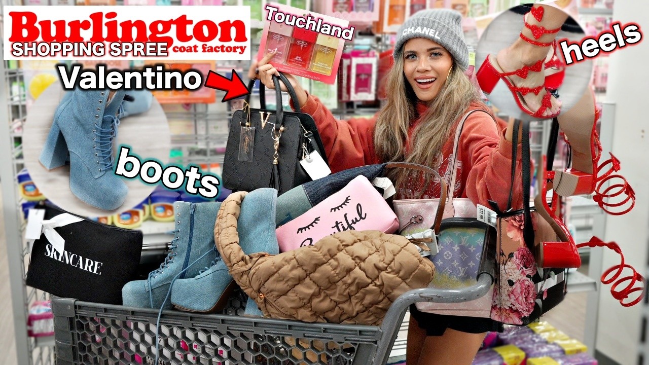 RARE New Luxury & Designer Finds at Burlington! 😱 Shopping Spree Haul for WAY Less!