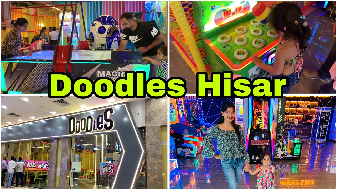 Game zone- Doodles Hisar | Eminent mall Play zone area | Kids Fun area in Hisar | Full Entertainment