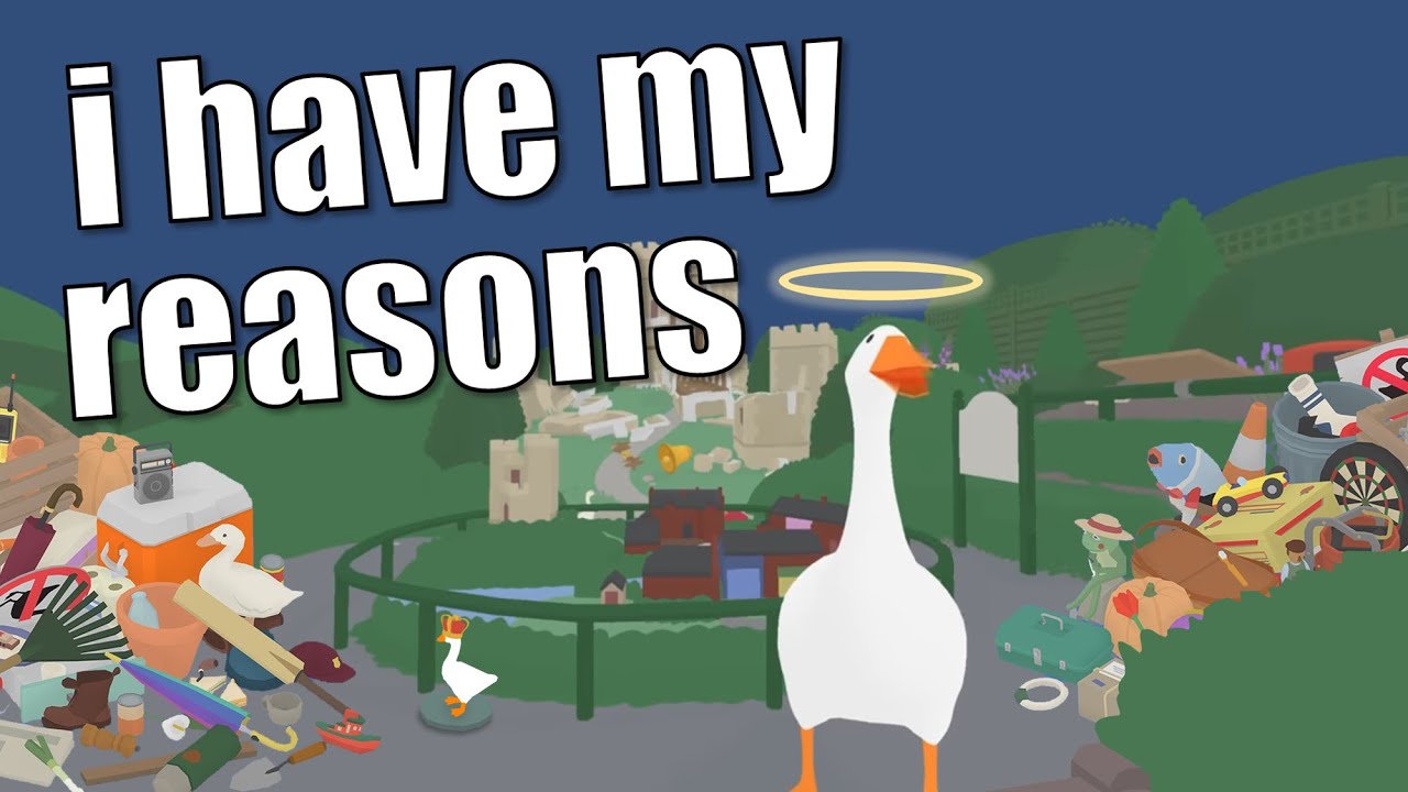 EVERYTHING in the model village • untitled goose game CHAOS