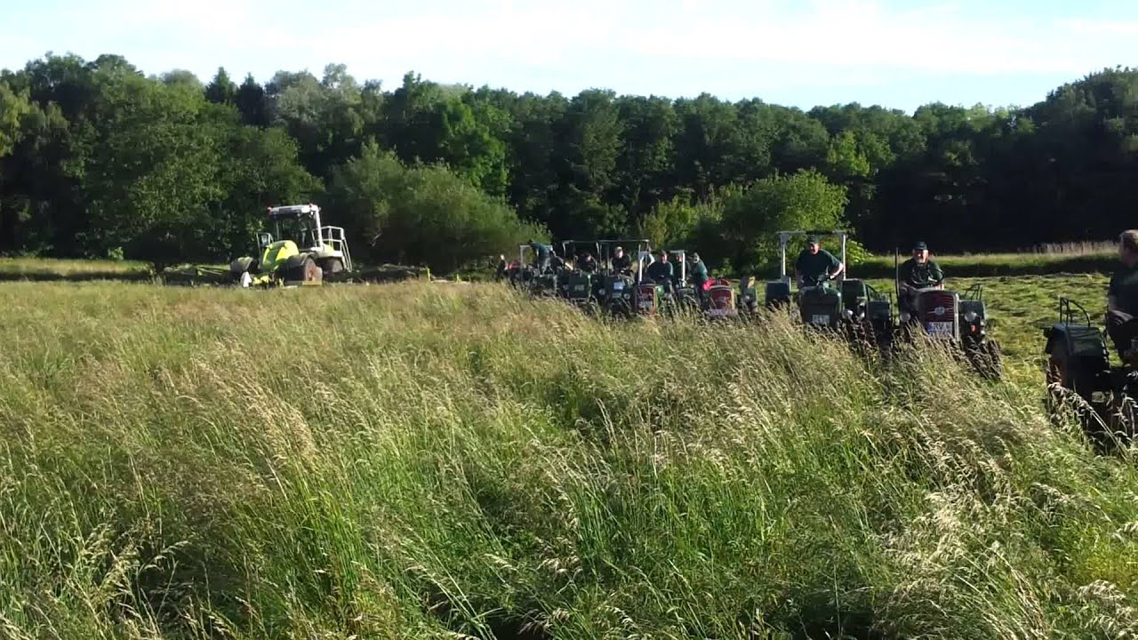 Hela Freude Aulendorf beim Mähen