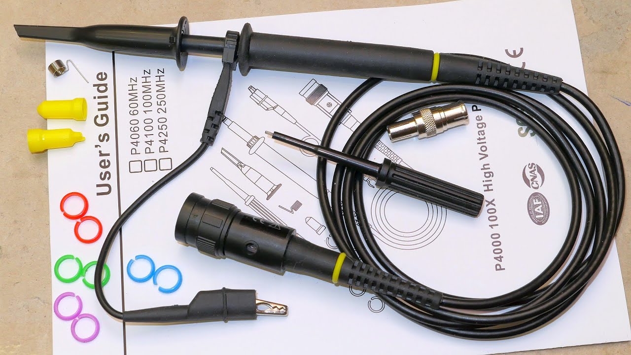100x High Voltage Oscilloscope Probe Test and Experiments (P4250)