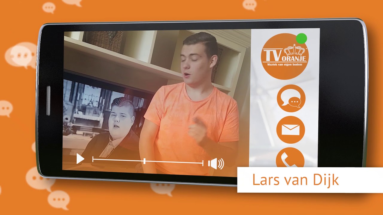 TV Oranje app videoboodschap - Lars van Dijk