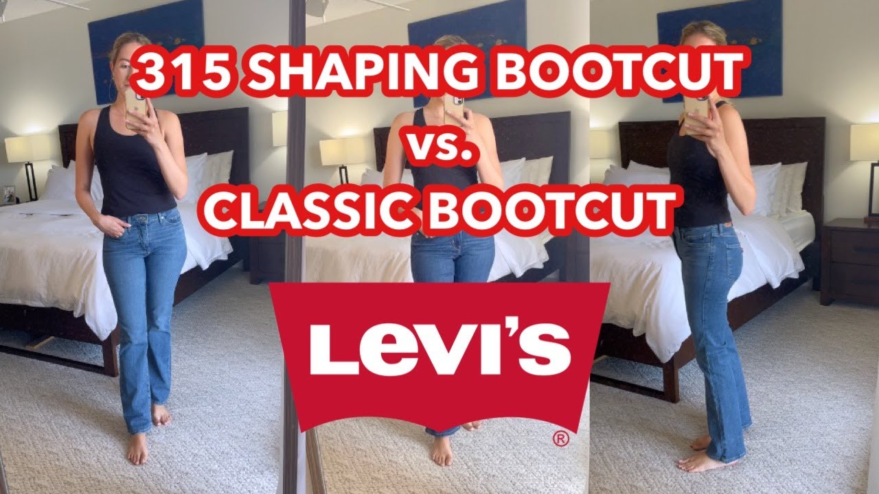 Джинсы LEVI'S *315 Shaping Bootcut* против джинсов *Classic Bootcut*