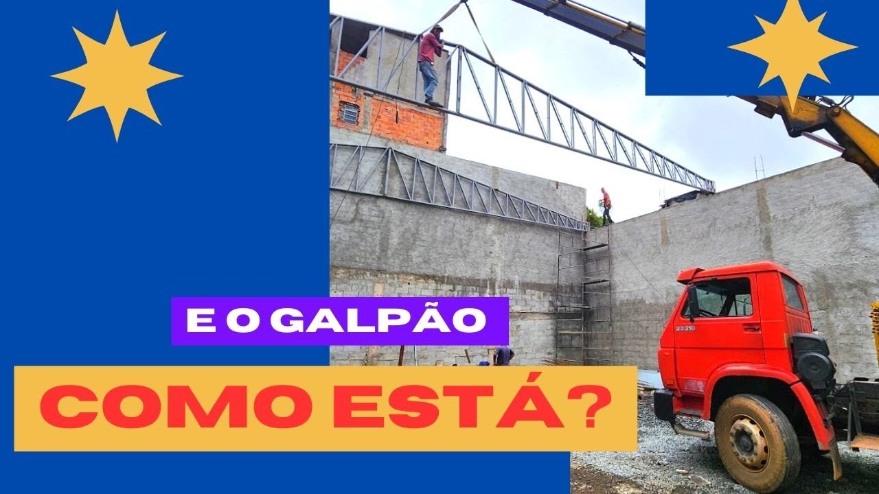 Mais um Avanço na Construção do Galpão em Itaquera - [Motorhome O Sonho]