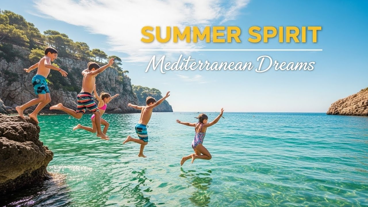 ⏳ 2+ Hours Positano Dreams 🏡 Relaxing Mediterranean Music & Ocean Sounds 🌊