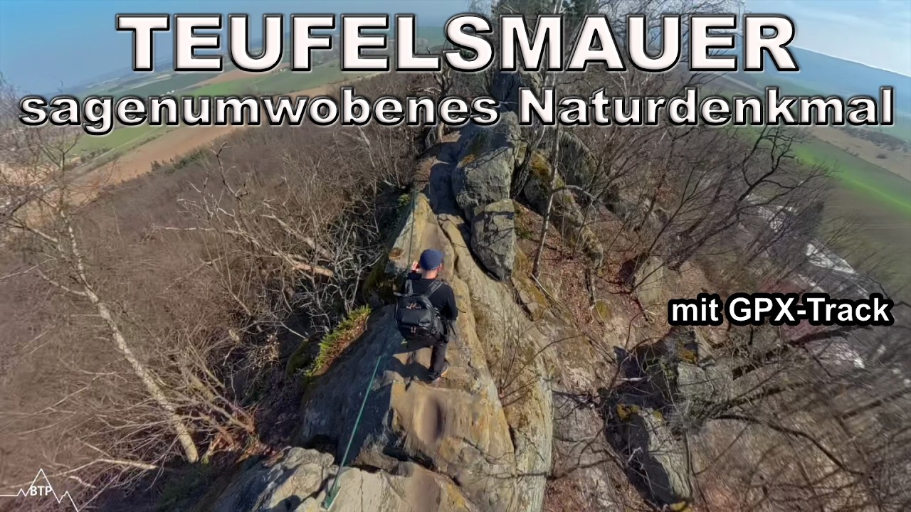 Die sagenumwobene Teufelsmauer in Blankenburg im Harz! - Ein Naturdenkmal voller Mythen & Legenden