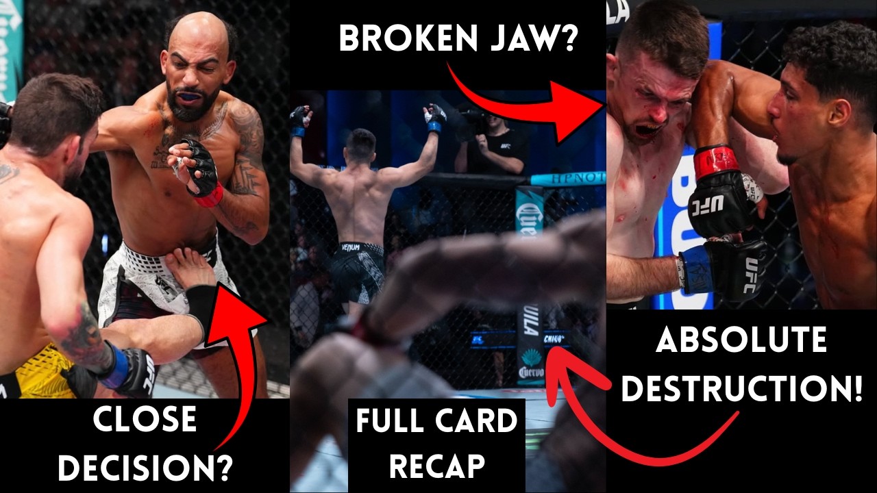 Kevin Vallejos DESTROYED Josh Emmett? UFC Vegas 114 Emmett Vallejos Full Card Recap