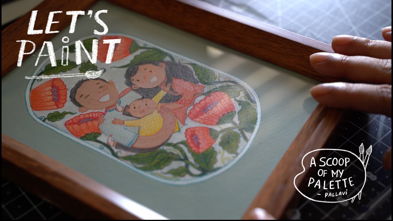 ✷ Let's paint using watercolor + Gouache + Pencils ✷ No Talking | No Music ✷