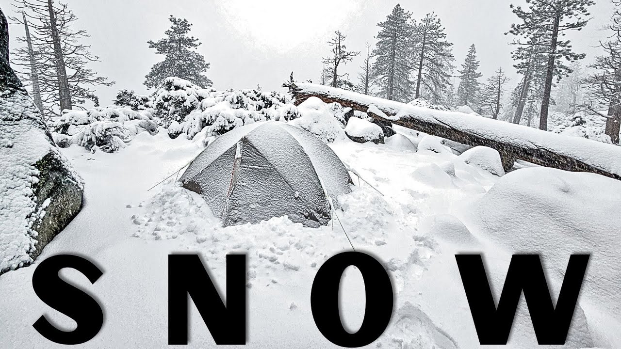 Solo Backpacking Yosemite in a Snow Storm