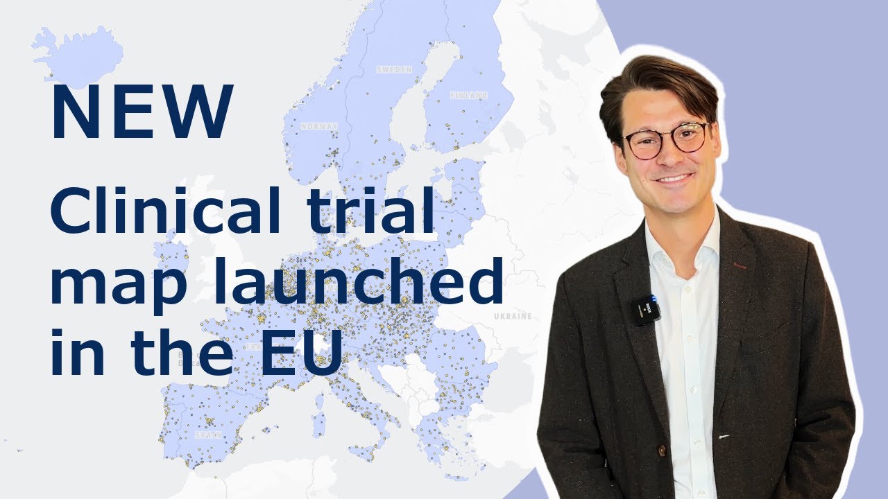 Clinical trial map available in all EU languages