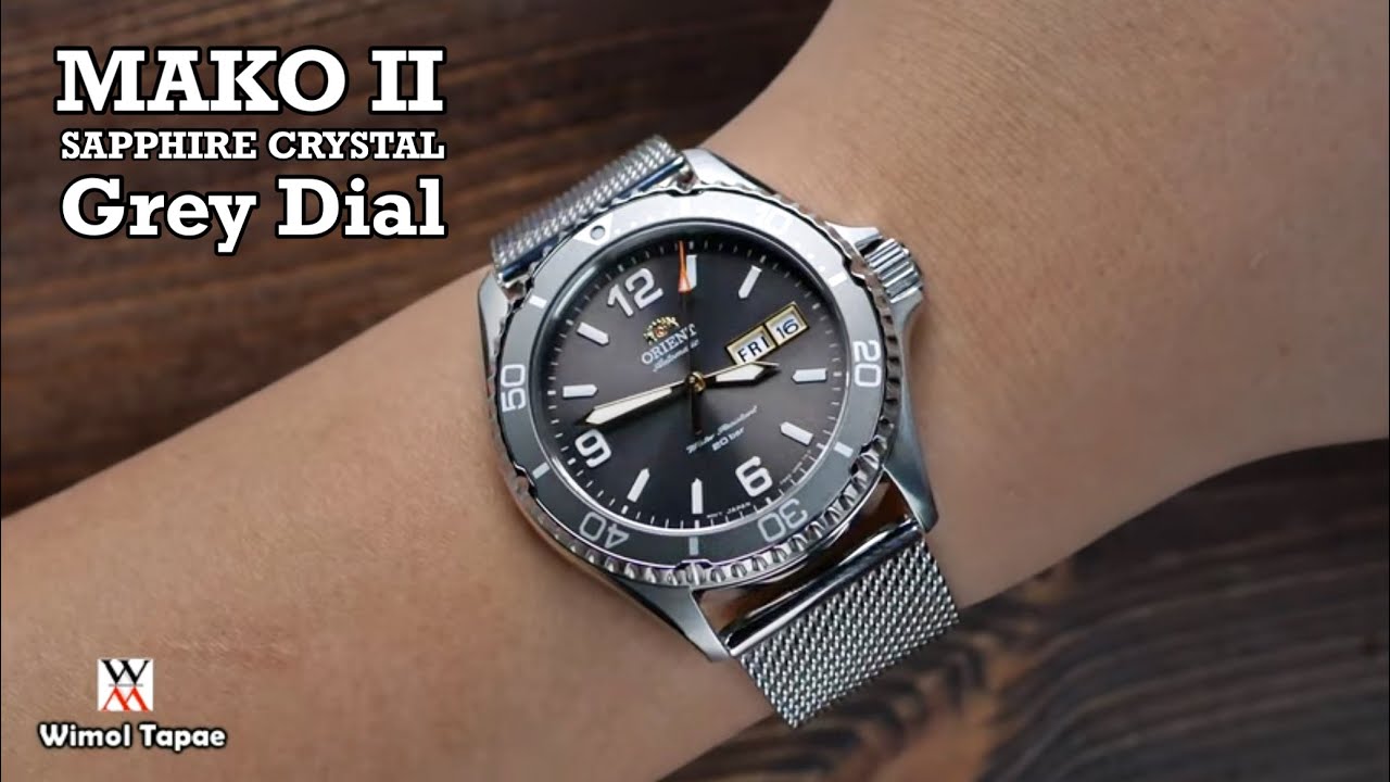 จับเปลี่ยนสาย Orient Mako Grey Sapphire - Wimol Tapae