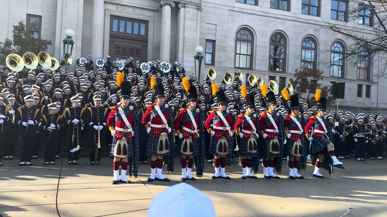 Notre Dame Marching Band: Concert on the Steps Irish Guard Damhsa Bua :Syracuse Nov 22 2025