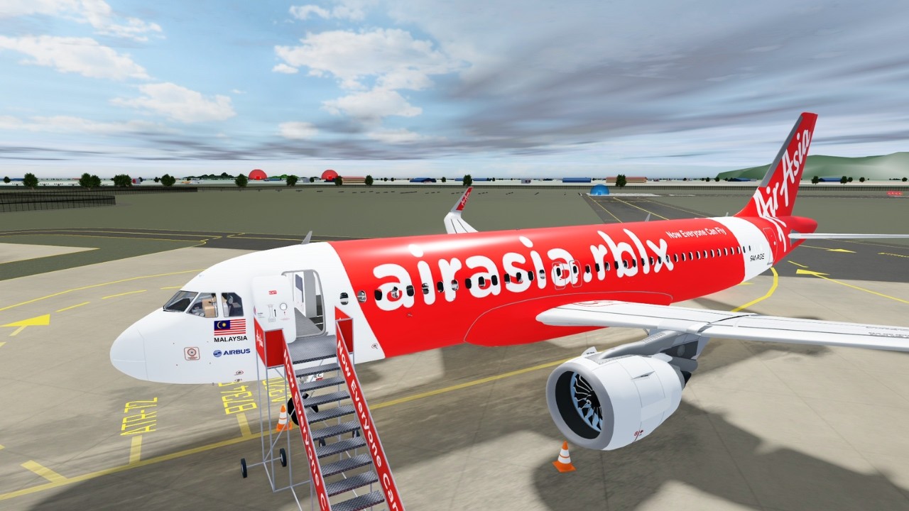 ROBLOX Airline Flight Review | AirAsia Malaysia | A320 | Hot Seat Class