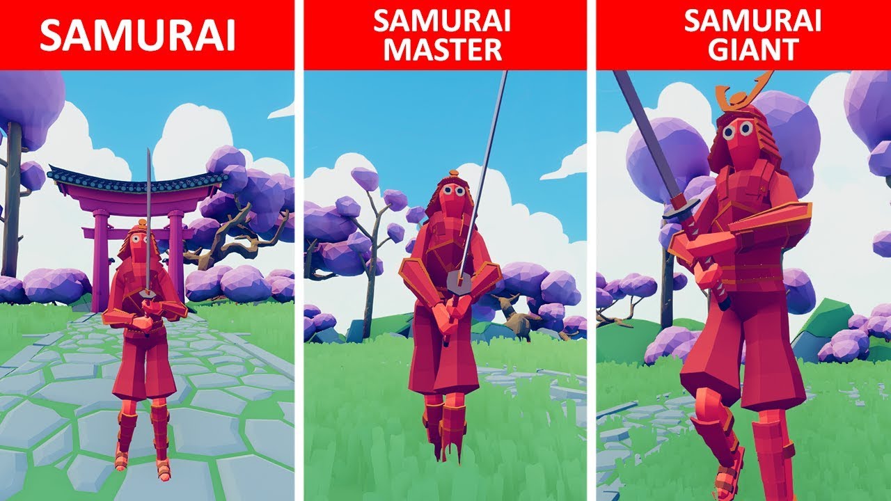 How The Samurai Became a Samurai Giant - TABS Story - Totally Accurate Battle Simulator Mods